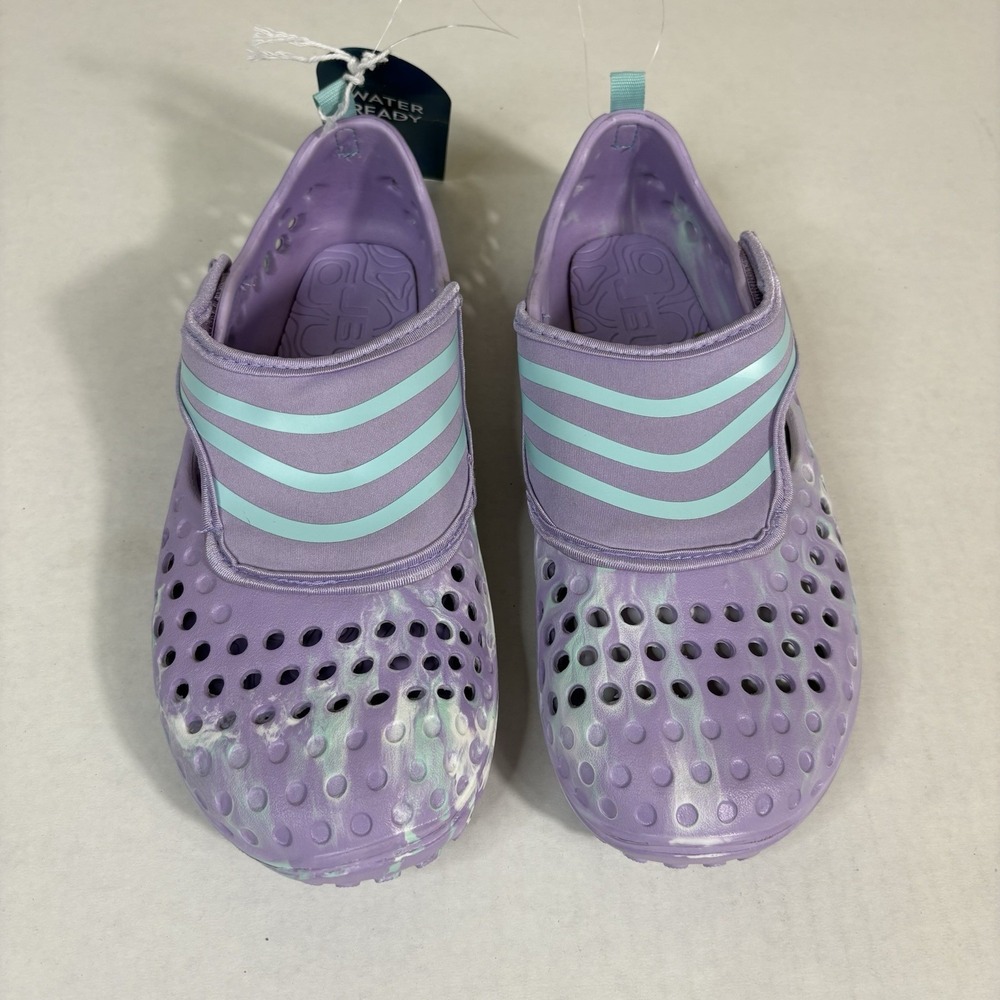 Jambu Women's Sz 8 Purple Waterfall Water Ready‎ Slip-On Adjustable Water Shoes